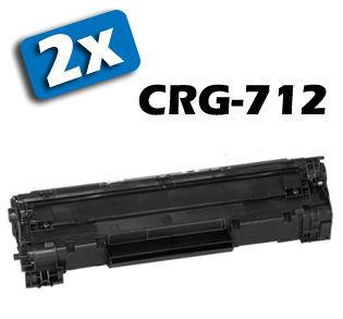 2x Canon CRG712 - kompatibilný 